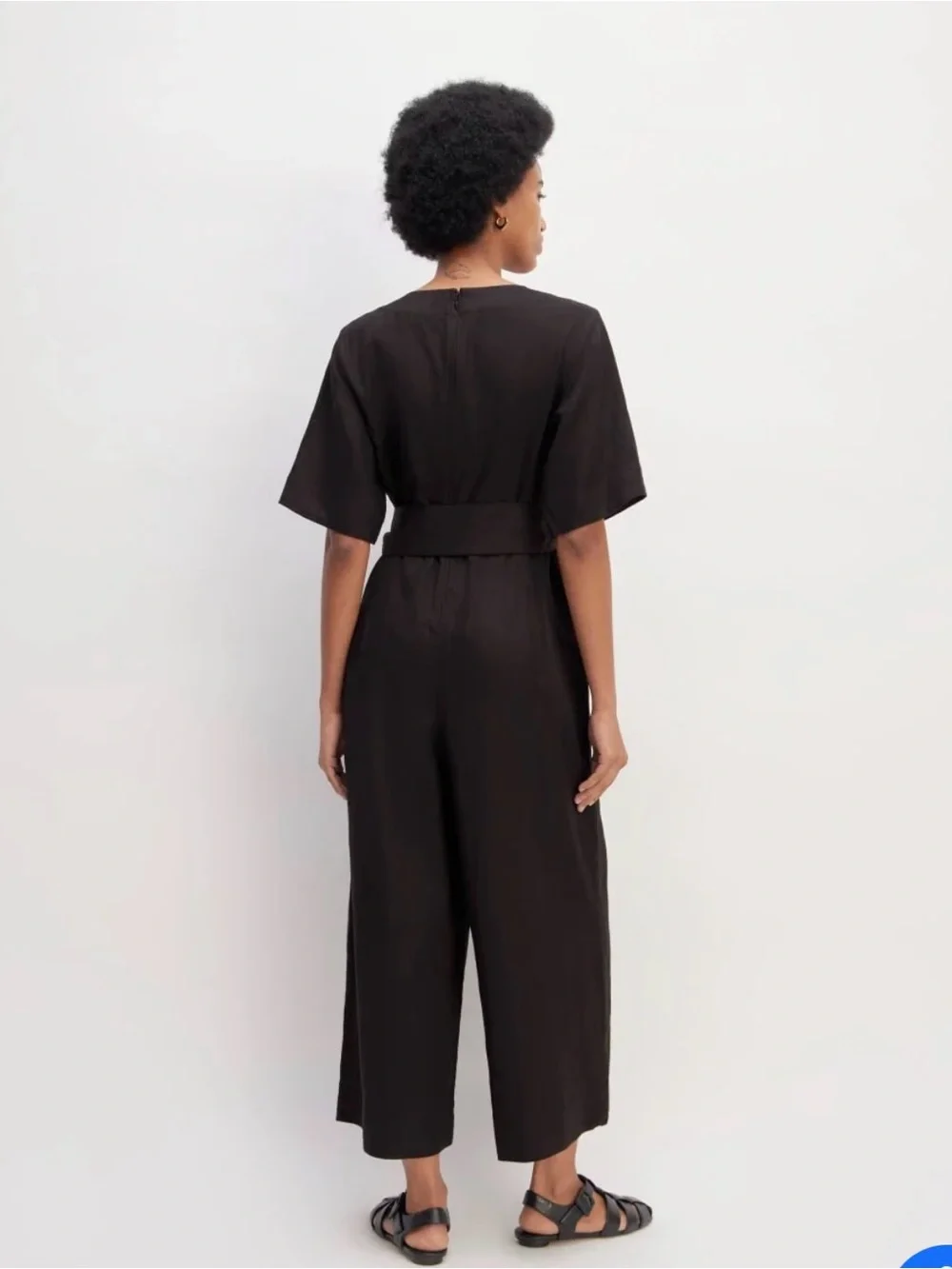 Everlane Wrap Jumpsuit in Linen